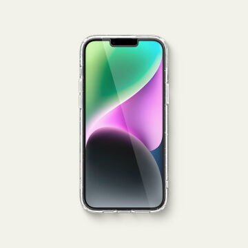 iPhone 14 Plus Kılıf, Ciel by Cyrill Shine Mag Clear Glitter Unapologetic (MagSafe uyumludur) Purple Crystal