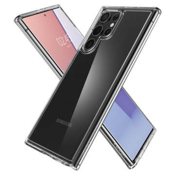 Galaxy S22 Ultra 5G Kılıf, Spigen Ultra Hybrid Crystal Clear