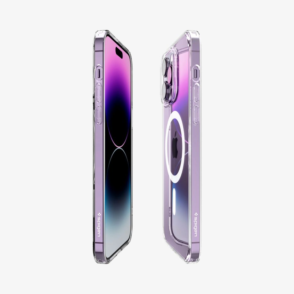 iPhone 14 Pro Kılıf, Spigen Airskin Hybrid MagFit (MagSafe Uyumlu) White