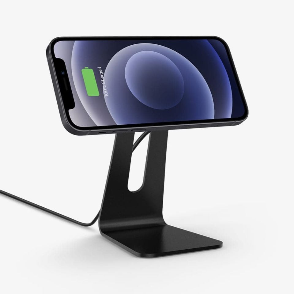 Spigen OneTap Manyetik Mobil Stand MagSafe iPhone 15 / iPhone 14/ iPhone 13 / iPhone 12 Serisi ile Uyumlu S310W