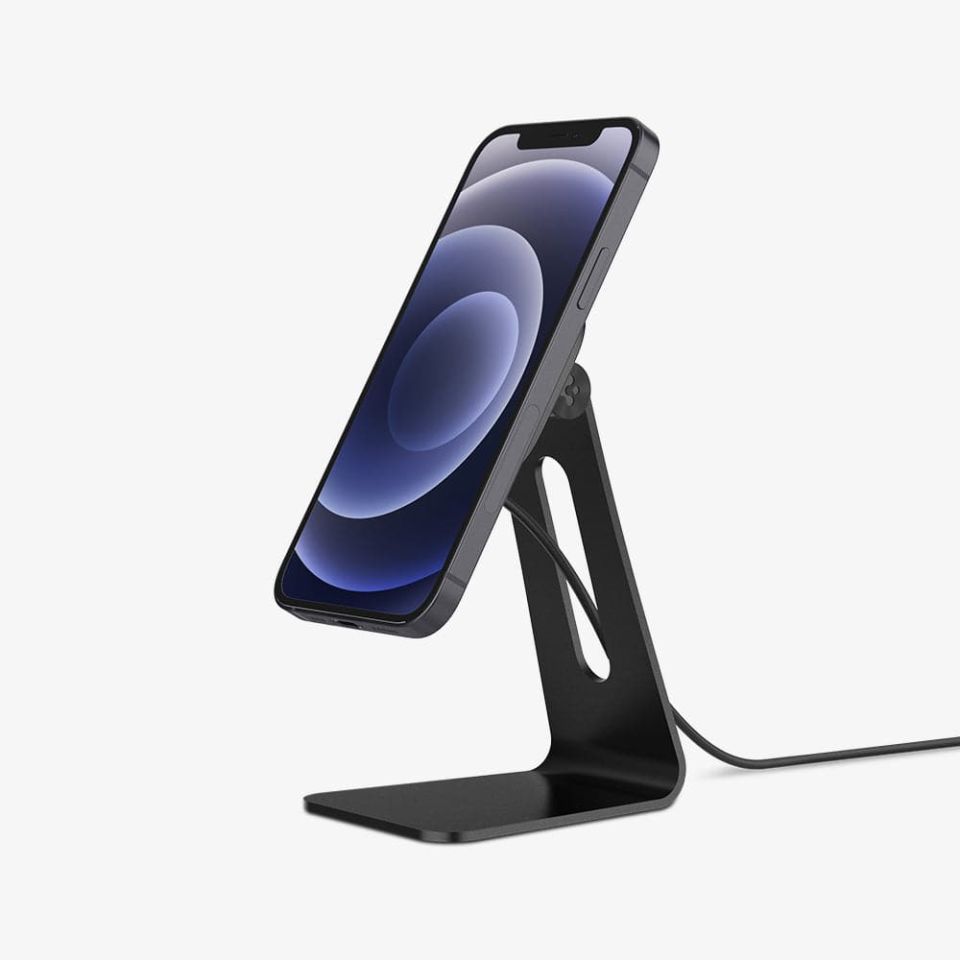 Spigen OneTap Manyetik Mobil Stand MagSafe iPhone 15 / iPhone 14/ iPhone 13 / iPhone 12 Serisi ile Uyumlu S310W