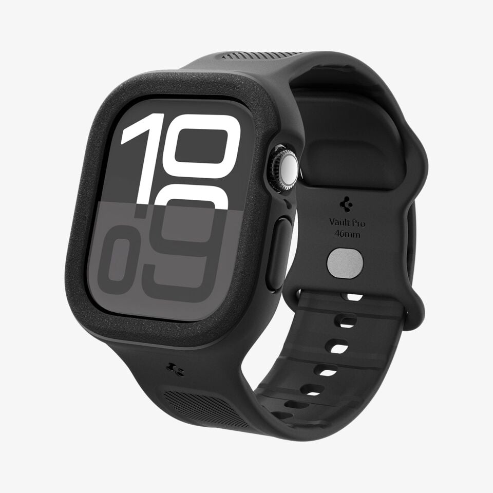 Spigen Apple Watch 46mm Seri 11/10 ile uyumlu Kılıf & Kordon Kayış Vault Pro