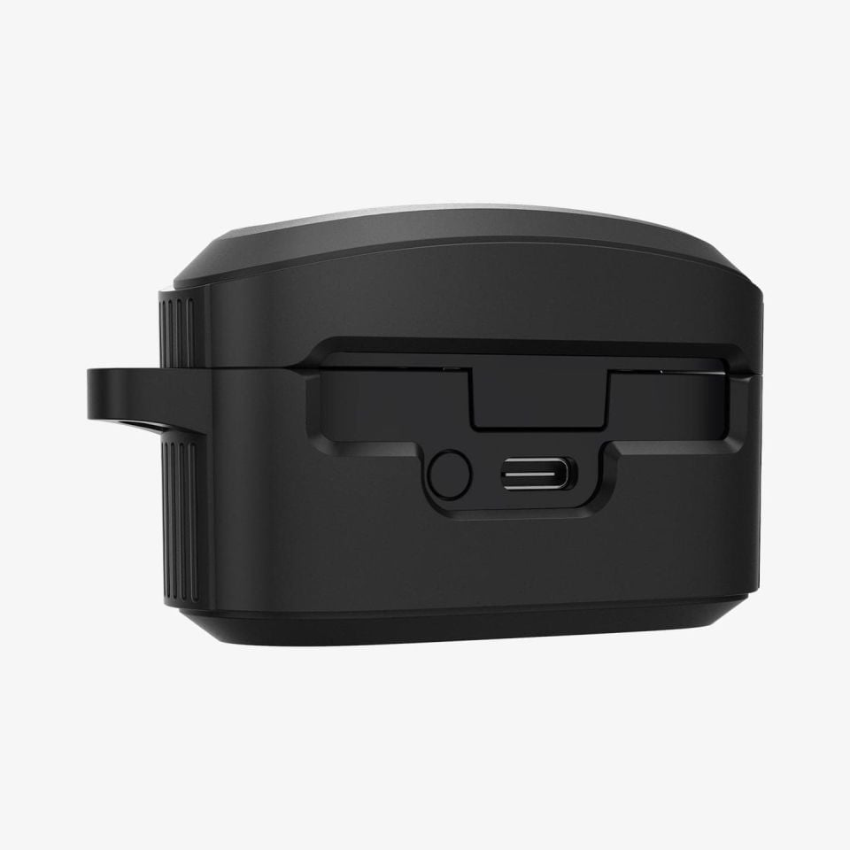 Sony WF-1000XM5 Kılıf, Spigen Rugged Armor Matte Black
