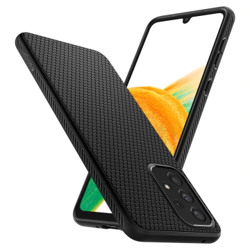 Galaxy A33 5G Kılıf, Spigen Liquid Air Matte Black