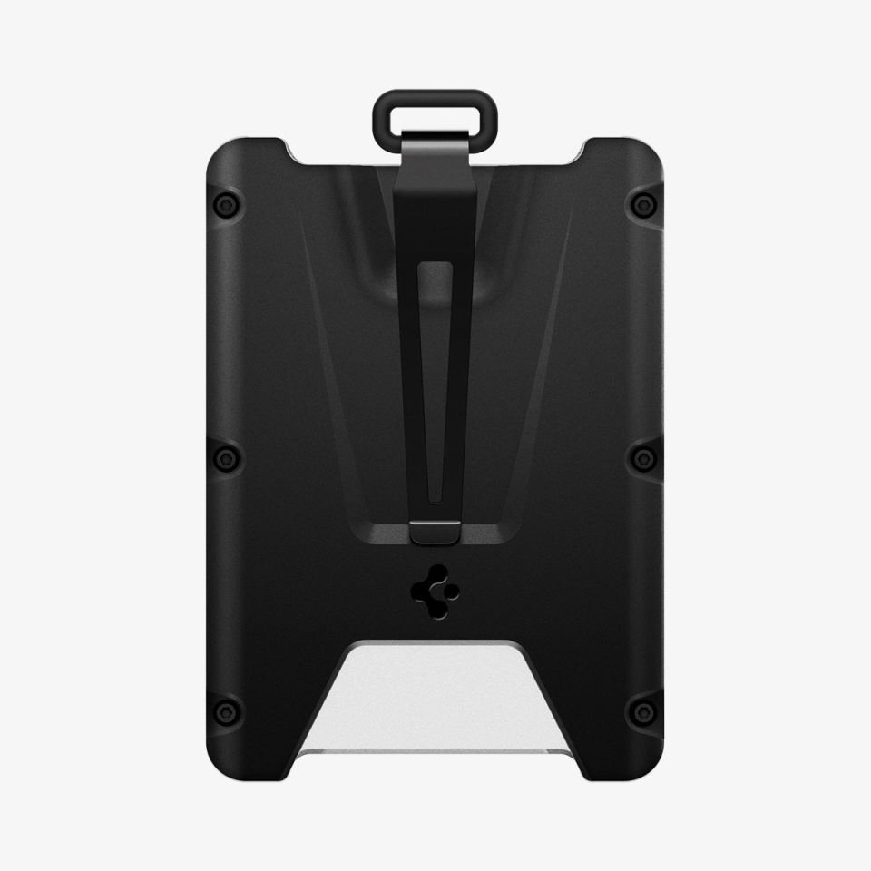 Evrensel Kartlık ve Rozet Tutucu, Spigen Card Holder + Badge Holder Black
