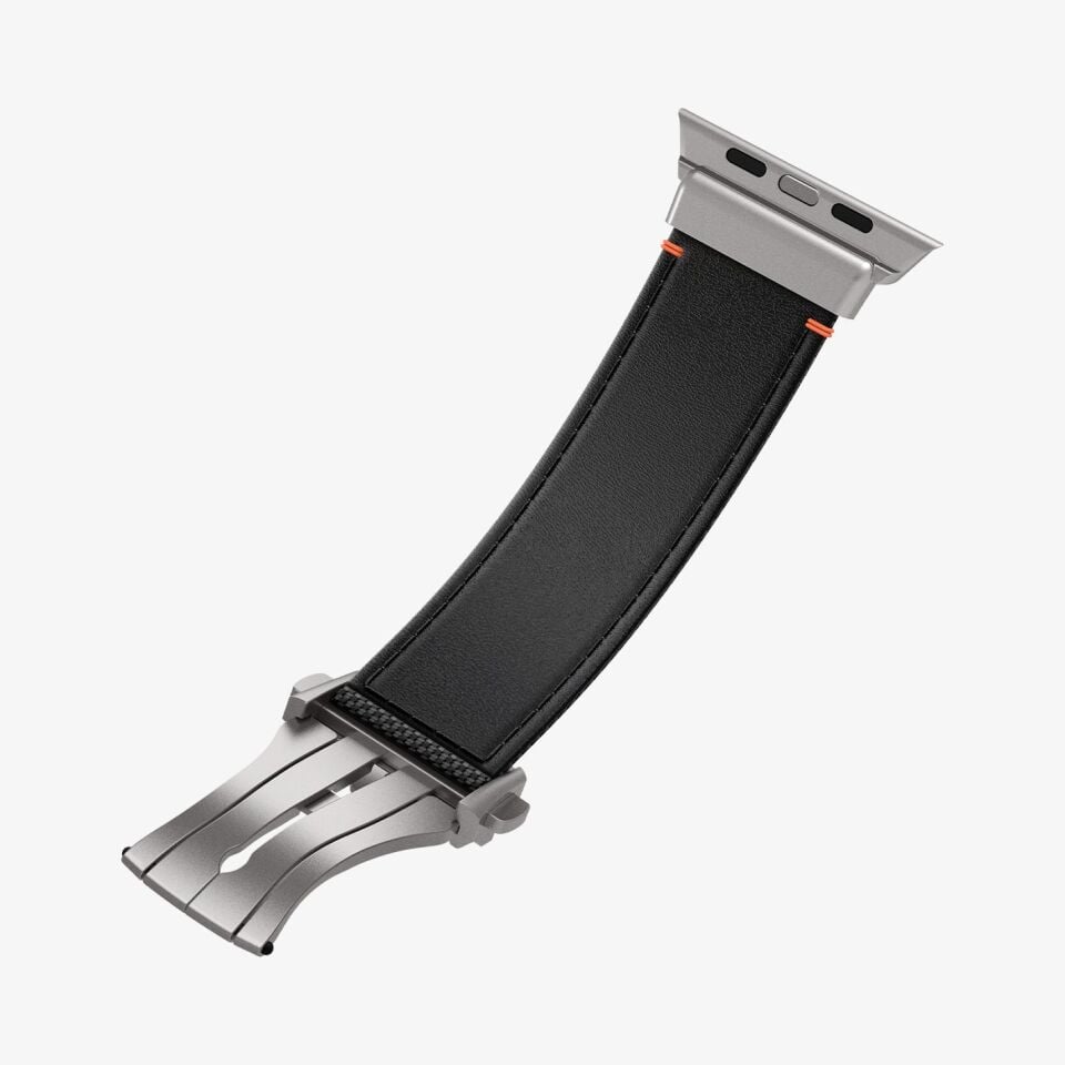 Spigen Apple Watch 49mm Ultra 2/1 - 46mm Seri 10 - 45mm Seri 9/8/7 - 44mm Seri SE/6/5/4 Kordon Kayış Band Classic Fit Black