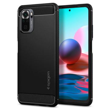 Xiaomi Redmi Note 10 / 10S Kılıf, Spigen Rugged Armor Matte Black