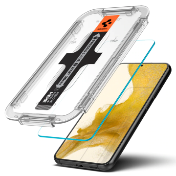 Galaxy S22 Cam Ekran Koruyucu Kolay Kurulum, Spigen GLAS.tR EZ Fit (2 Adet)