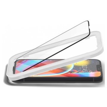 iPhone 14 Plus / iPhone 13 Pro Max  Ekran Koruyucu, Spigen Align Master FC Black HD (1 Adet)