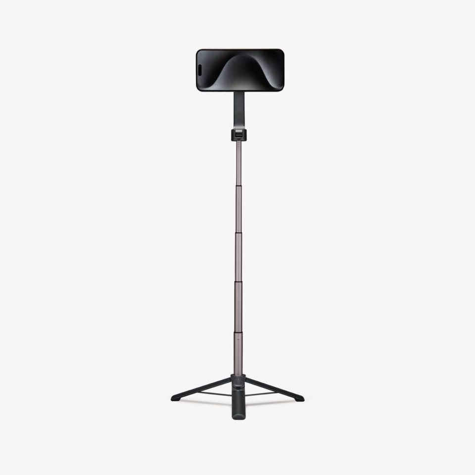 Kablosuz Tripod + Selfie Çubuğu, Spigen Tüm Cihazlarla Uyumlu S570W Black
