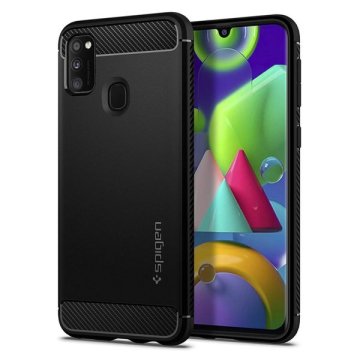 Galaxy M21 Kılıf, Spigen Rugged Armor