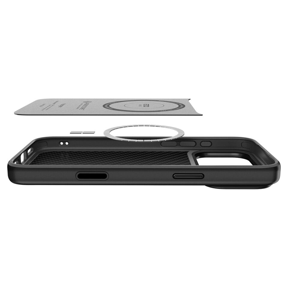 Spigen iPhone 17 Pro Max MagSafe Kılıf Enzo Aramid T Force Kamera Butonu Hava Kanalı Teknolojisi™ Askeri Sınıf Koruma MagFit Dokulu Yüzey Kapak