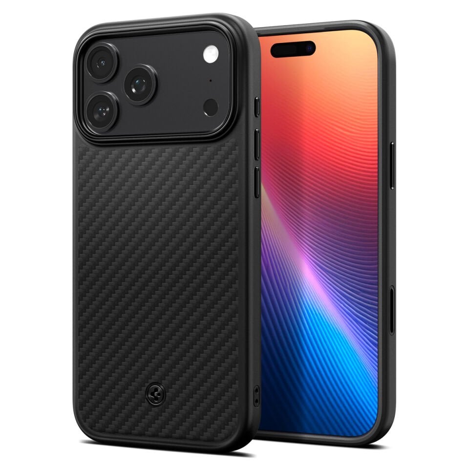 Spigen iPhone 17 Pro Max MagSafe Kılıf Enzo Aramid T Force Kamera Butonu Hava Kanalı Teknolojisi™ Askeri Sınıf Koruma MagFit Dokulu Yüzey Kapak