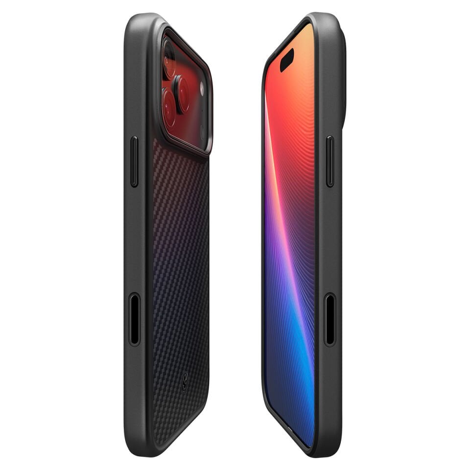 Spigen iPhone 17 Pro Max MagSafe Kılıf Enzo Aramid T Force Kamera Butonu Hava Kanalı Teknolojisi™ Askeri Sınıf Koruma MagFit Dokulu Yüzey Kapak