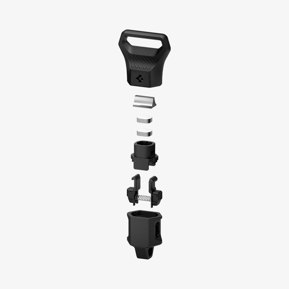 Spigen Carabiner Manyetik Anahtarlık / Çıkarılabilir Manyetik Anahtarlık Klipsi Black