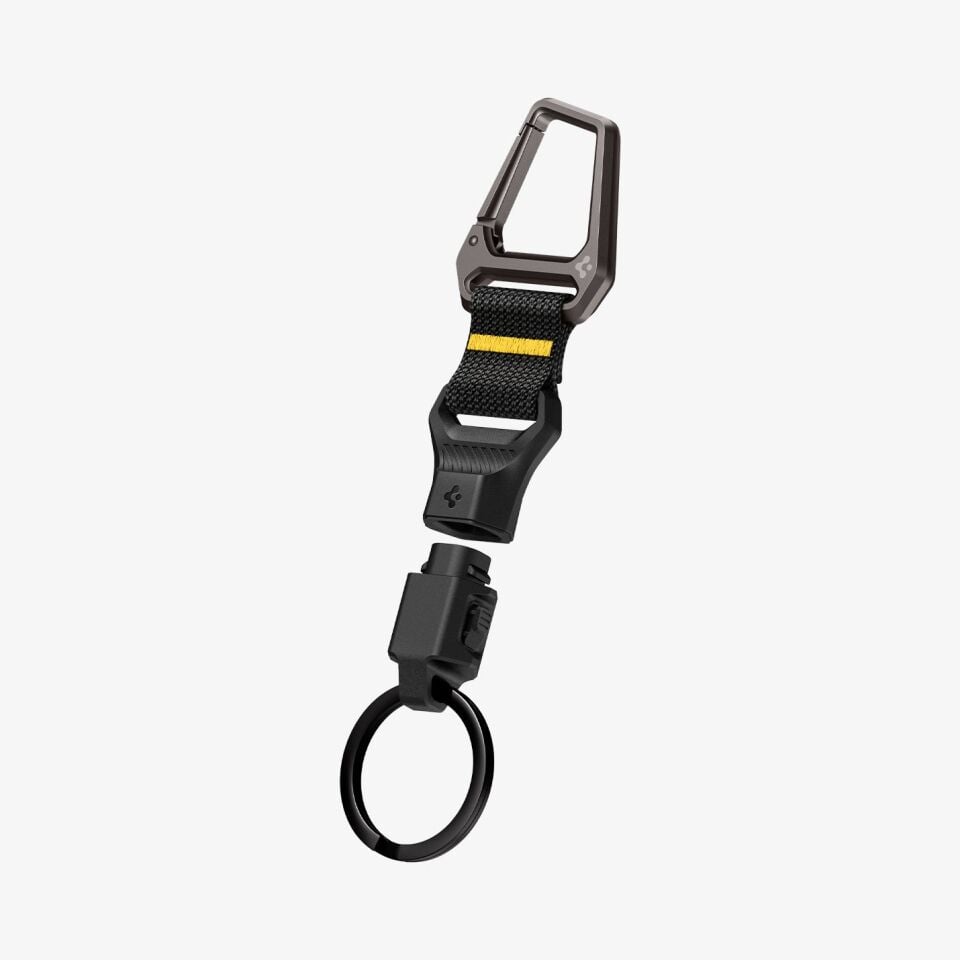 Spigen Carabiner Manyetik Anahtarlık / Çıkarılabilir Manyetik Anahtarlık Klipsi Black