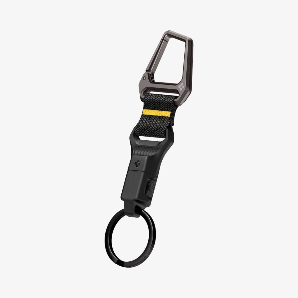 Spigen Carabiner Manyetik Anahtarlık / Çıkarılabilir Manyetik Anahtarlık Klipsi Black