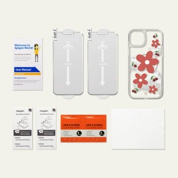 iPhone 14 Plus Kılıf, Ciel by Cyrill Shine Mag Clear Glitter Dream Garden (MagSafe Uyumlu)