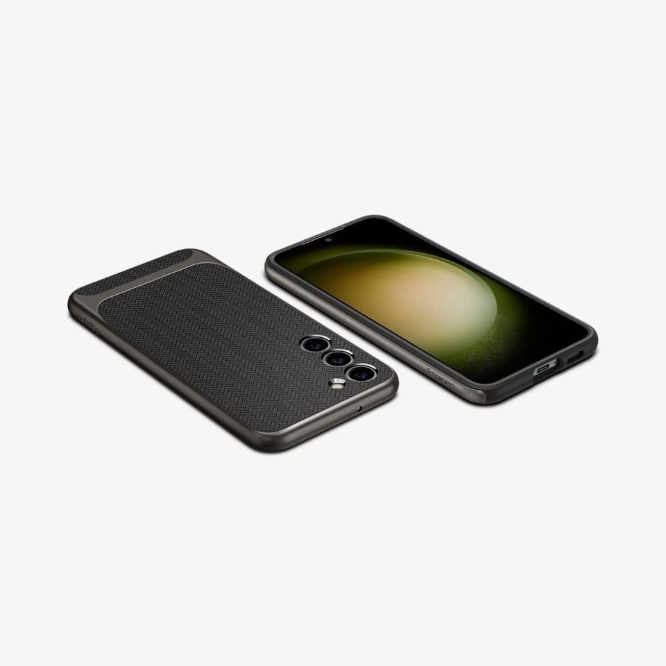 Galaxy S23 Kılıf, Spigen Neo Hybrid Gunmetal