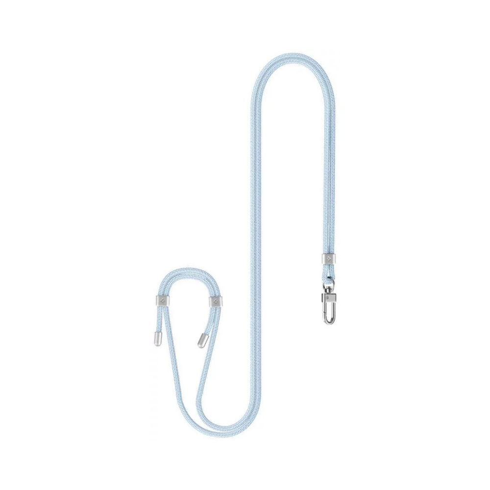 Spigen Cross Body Strap v2 Boyun Askı ipi ConTag Tutucu Aparat / IP Soketli Kılıflar ile Uyumlu Mute Blue