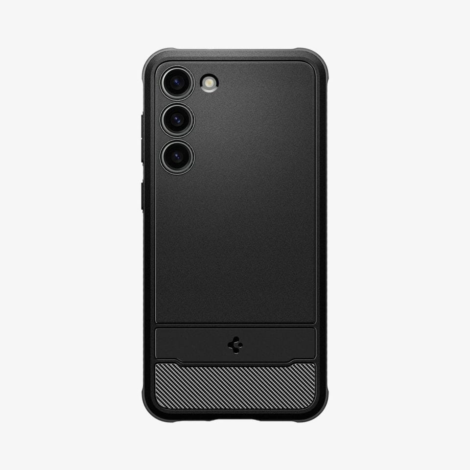 Galaxy S23 Kılıf, Spigen Rugged Armor Matte Black