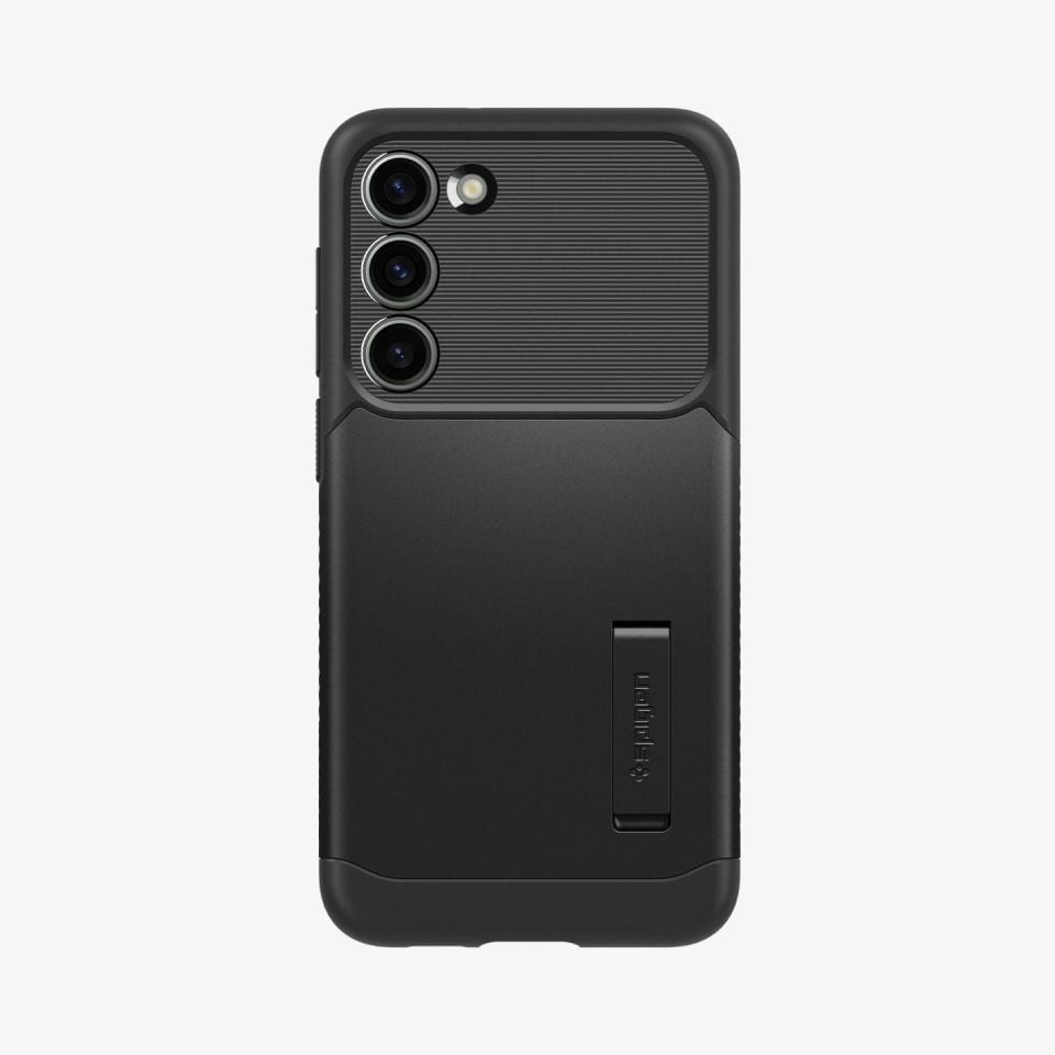 Galaxy S23 Kılıf, Spigen Slim Armor Black