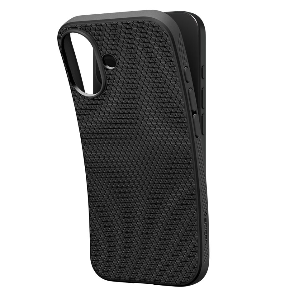 Spigen iPhone 17 ince Kılıf Liquid Air Hava Kanalı Teknolojisi™ Askeri Sınıf Koruma Dokulu Yüzey Kapak