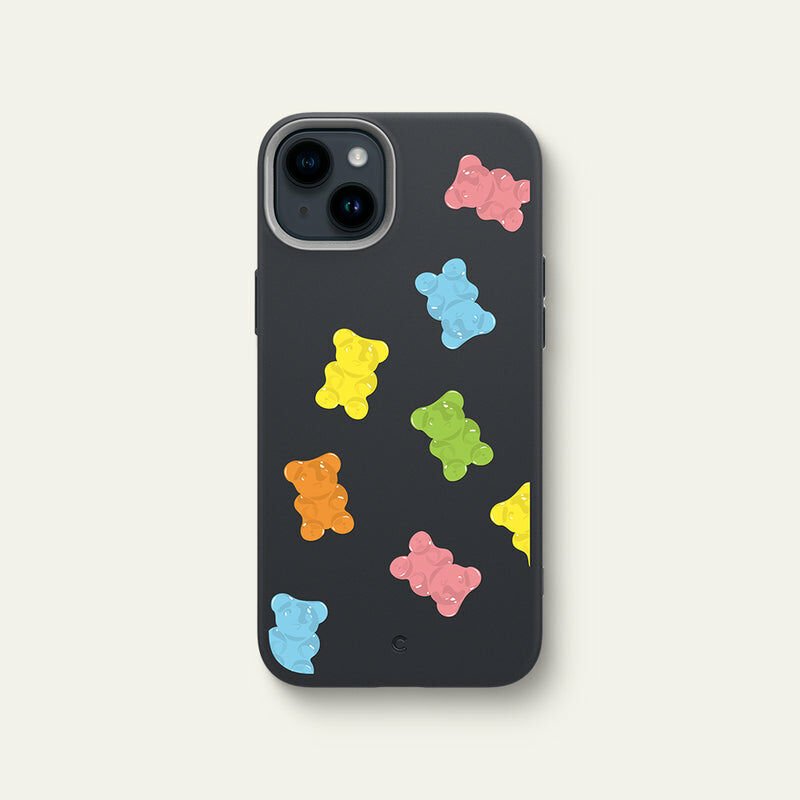 iPhone 14 Plus Kılıf, Ciel by Cyrill UltraColor Mag Gummy Bears (MagSafe uyumludur) Black