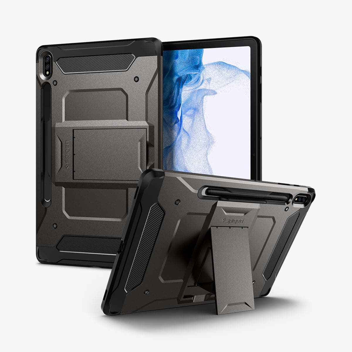 Galaxy Tab S7 Plus / S8 Plus Kılıf, Spigen Tough Armor Pro