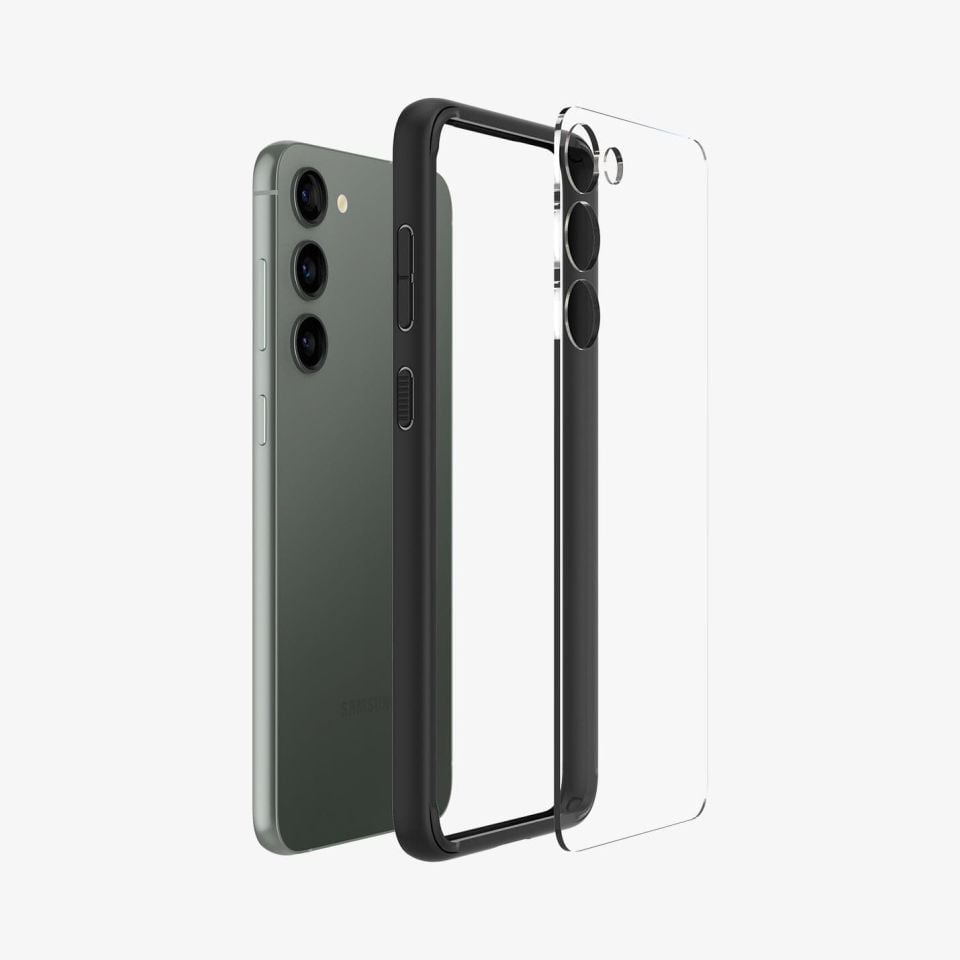 Galaxy S23 Kılıf, Spigen Ultra Hybrid Matte Black