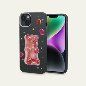 iPhone 14 Plus Kılıf, Ciel by Cyrill UltraColor Mag Giant Gummy (MagSafe uyumludur) Black