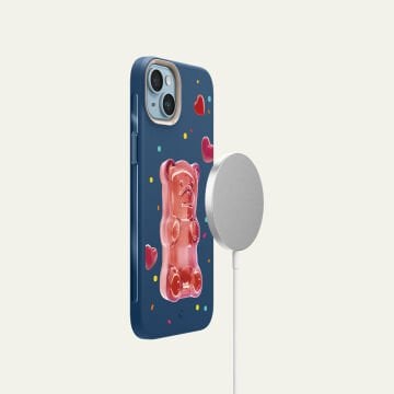 iPhone 14 Plus Kılıf, Ciel by Cyrill UltraColor Mag Giant Gummy (MagSafe uyumludur) Denim Blue