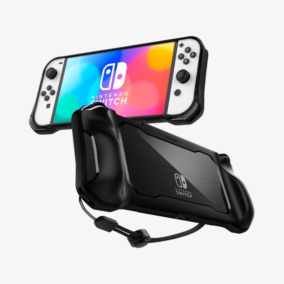 Nintendo Switch OLED Kılıf, Spigen Rugged Armor