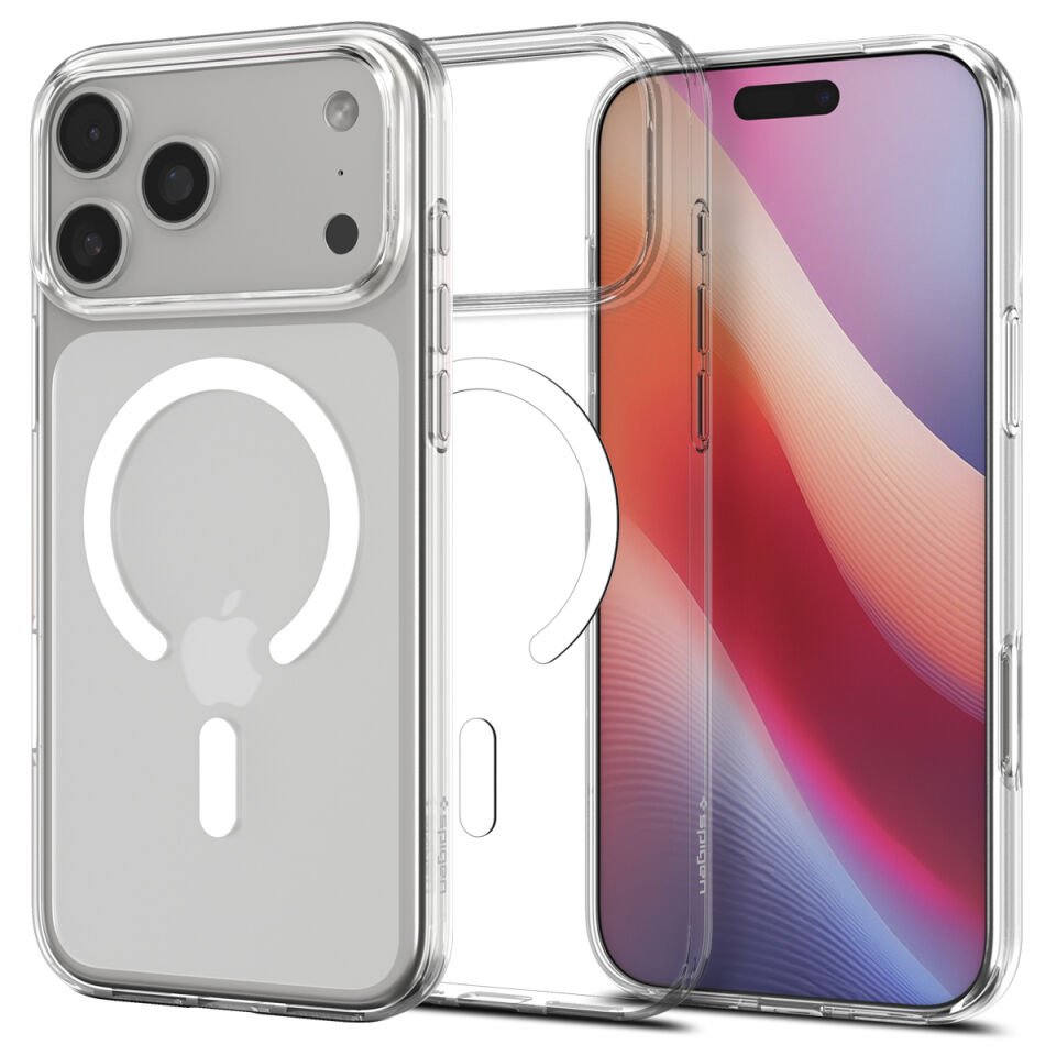 Spigen iPhone 17 Pro Max ince MagSafe Kılıf Liquid Crystal Sararmaya Dayanıklı DuraClear™ Hava Kanalı Teknolojisi™ Askeri Sınıf Koruma MagFit Şeffaf Kapak