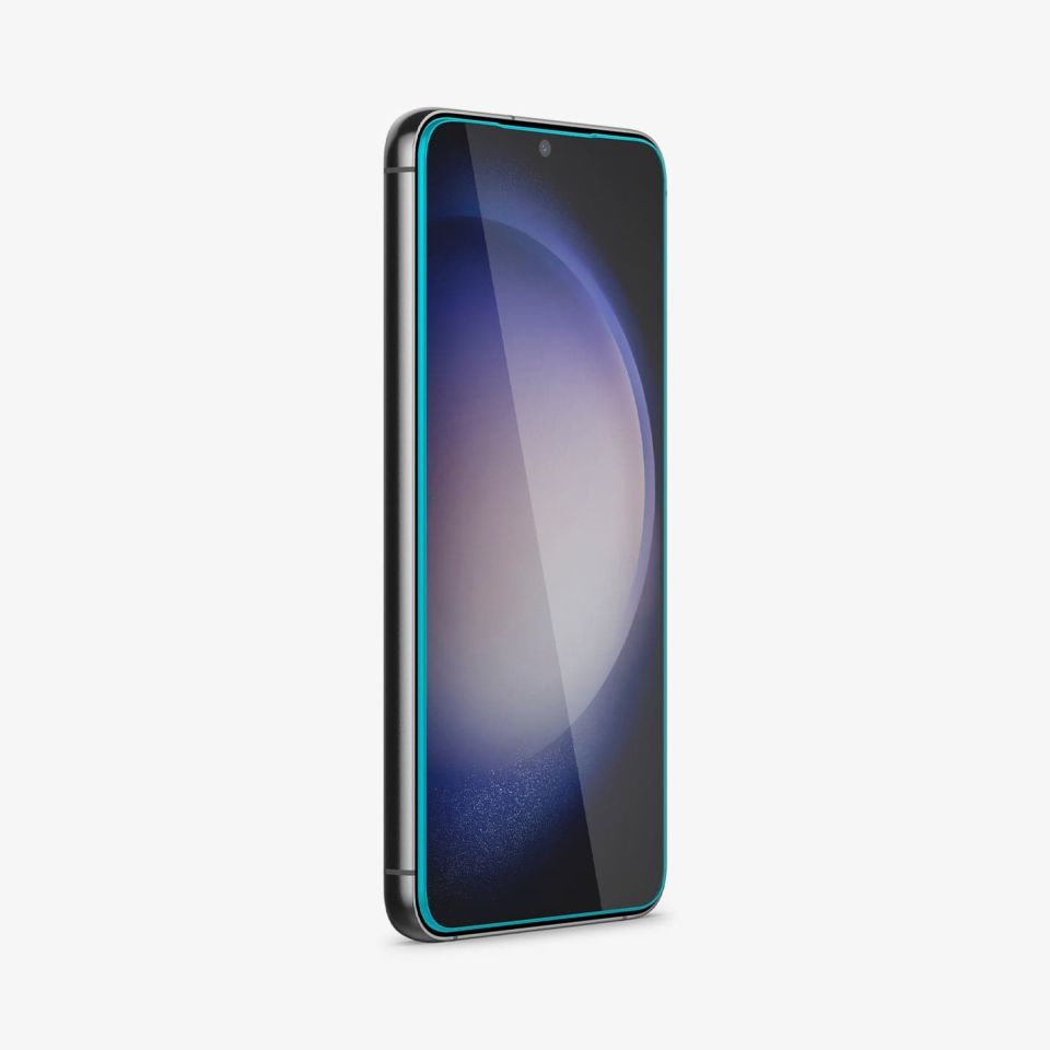 Galaxy S23 Plus Cam Ekran Koruyucu Kolay Kurulum, Spigen Glas tR EZFit Slim HD (2 Adet)