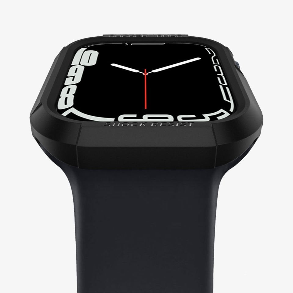 Spigen Apple Watch 45mm/44mm (Seri 9/8/SE2/7/6/SE/5/4) Kılıf Rugged Armor