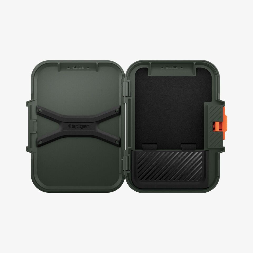 Spigen MagFit iPhone için MagSafe özellikli 6 Kartlı Manyetik Cüzdan Lock Fit Wallet