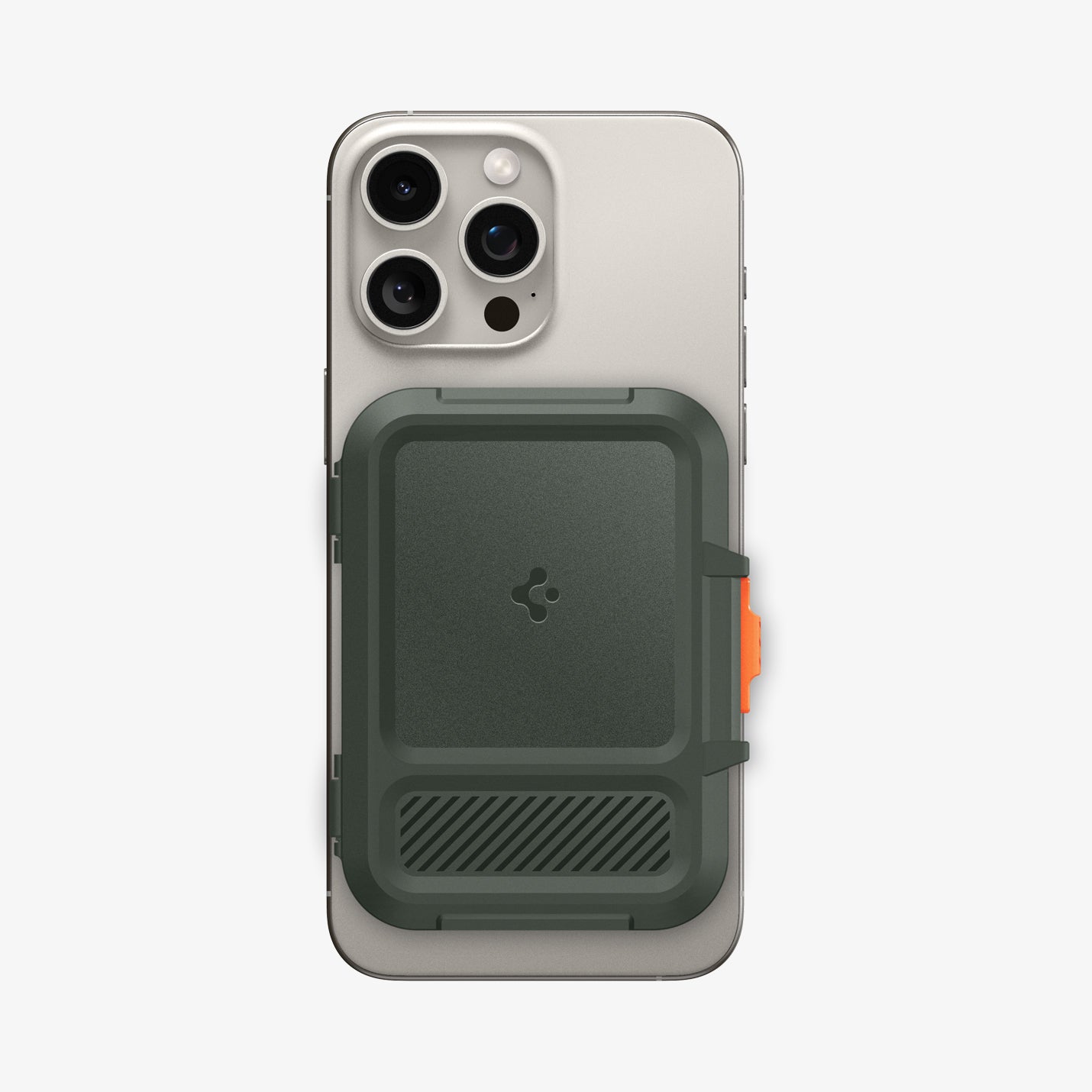 Spigen MagFit iPhone için MagSafe özellikli 6 Kartlı Manyetik Cüzdan Lock Fit Wallet
