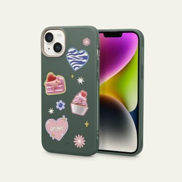 iPhone 14 Plus Kılıf, Ciel by Cyrill UltraColor Mag Sugar Crush (MagSafe uyumludur) Green
