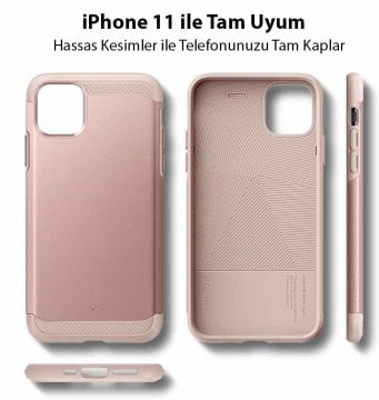 iPhone 11 Kılıf, Caseology Legion Rose Gold