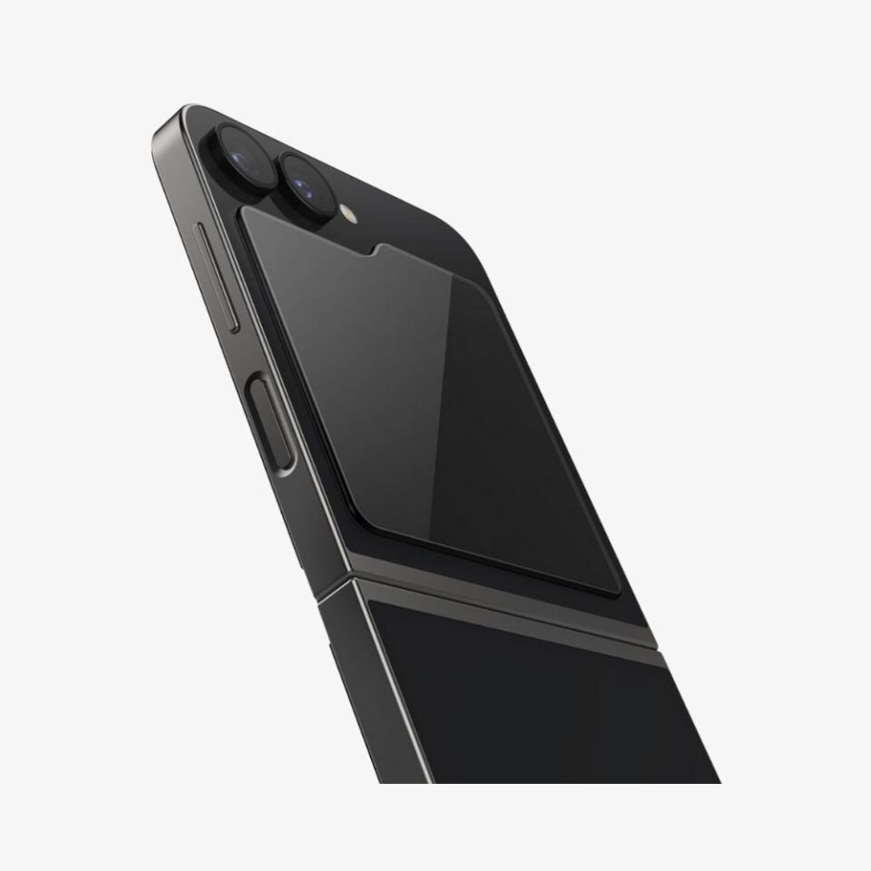Spigen Caseology Galaxy Z Flip 6 Cam Ekran Koruyucu Kolay Kurulum Snap Fit (2 Adet)