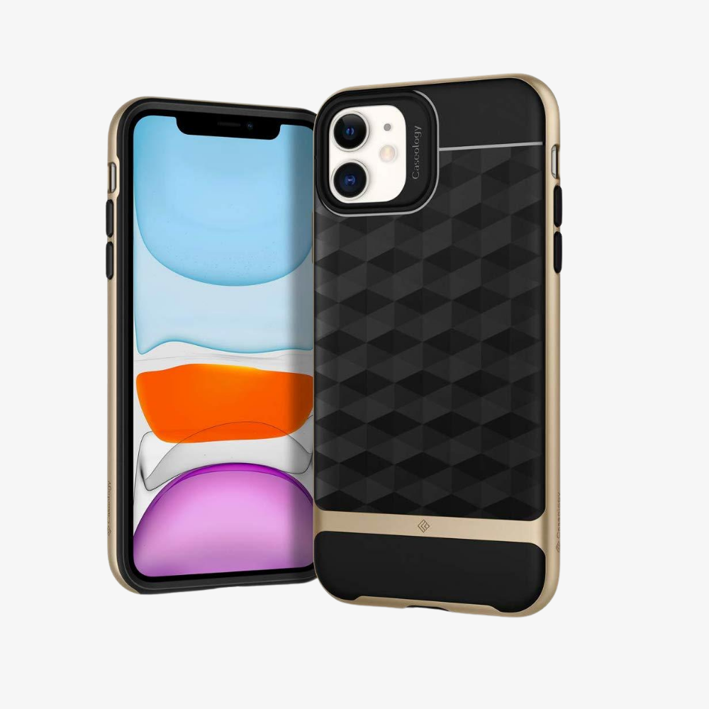 iPhone 11 Kılıf, Caseology Parallax Gold