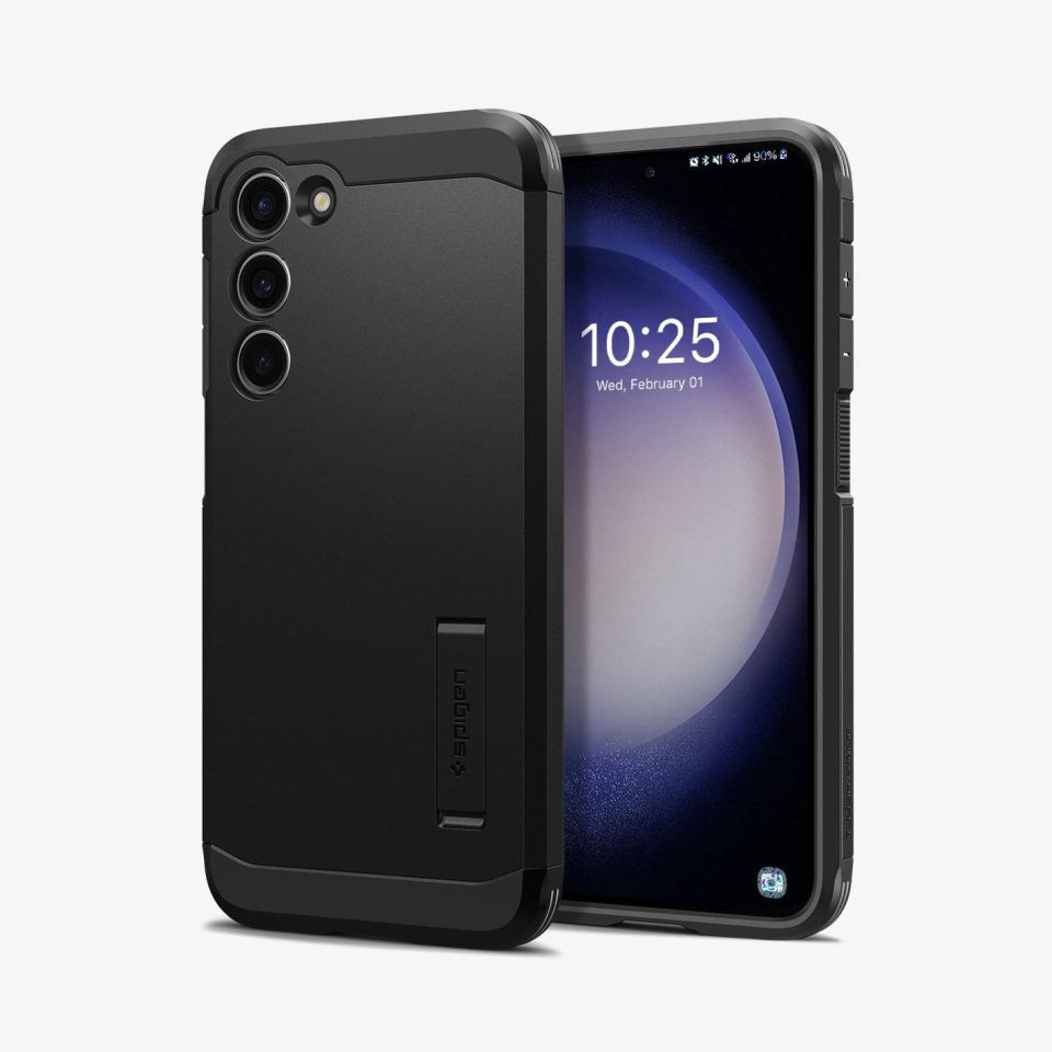 Galaxy S23 Plus Kılıf, Spigen Tough Armor Black