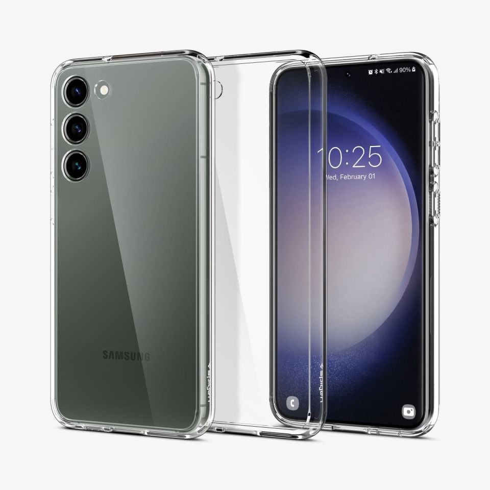Galaxy S23 Plus Kılıf, Spigen Ultra Hybrid Crystal Clear