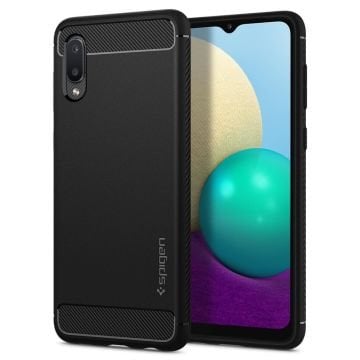 Galaxy A02 / Galaxy M02 Kılıf, Spigen Rugged Armor