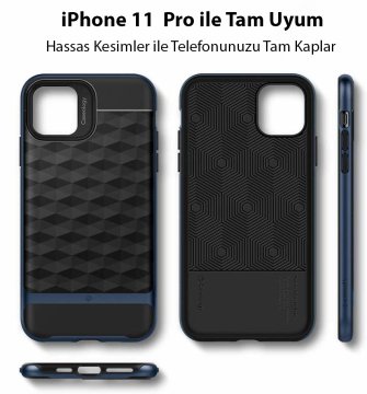iPhone 11 Pro Kılıf, Caseology Parallax Deep Blue