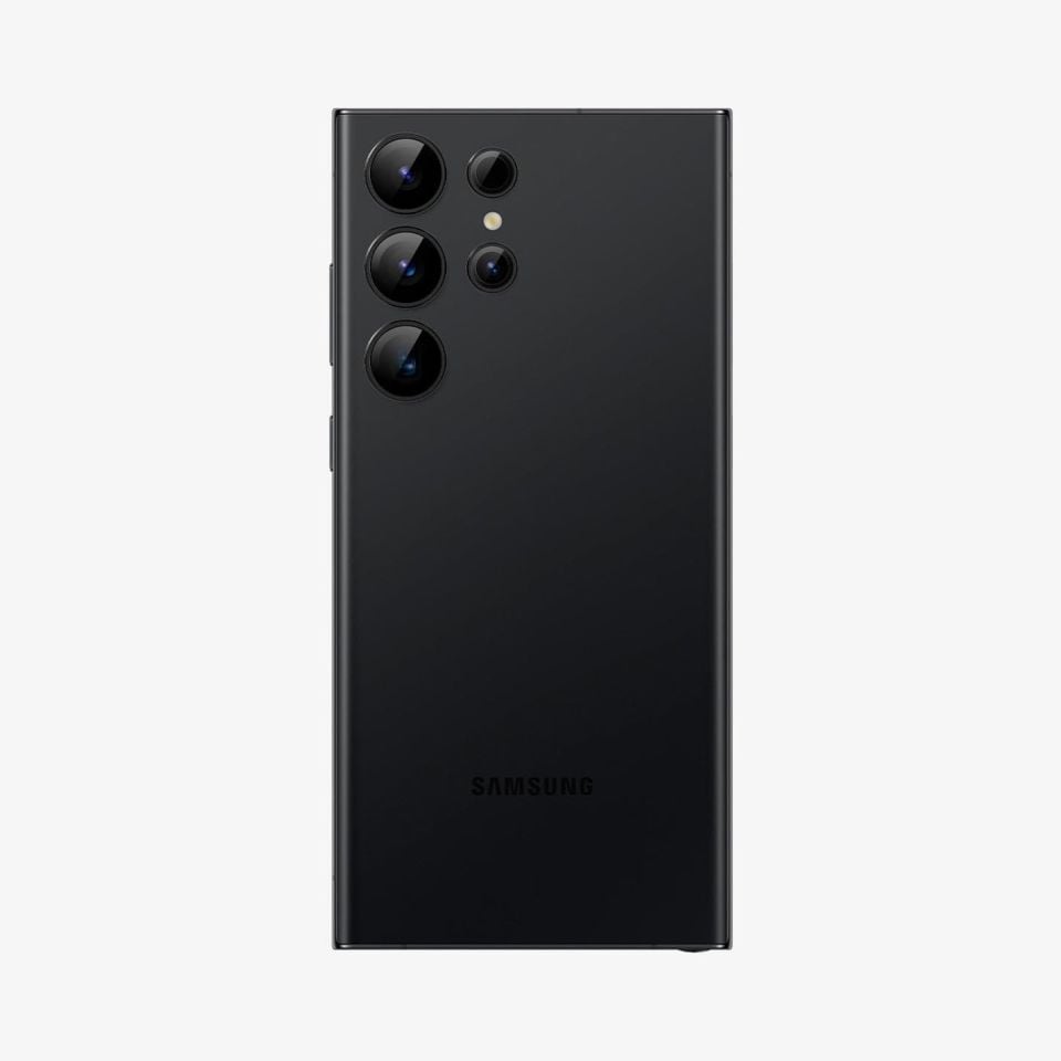 Galaxy S23 Ultra Kamera Lens Cam Ekran Koruyucu, Spigen Glas.tR EZ Fit Optik Pro (2 Adet) Black
