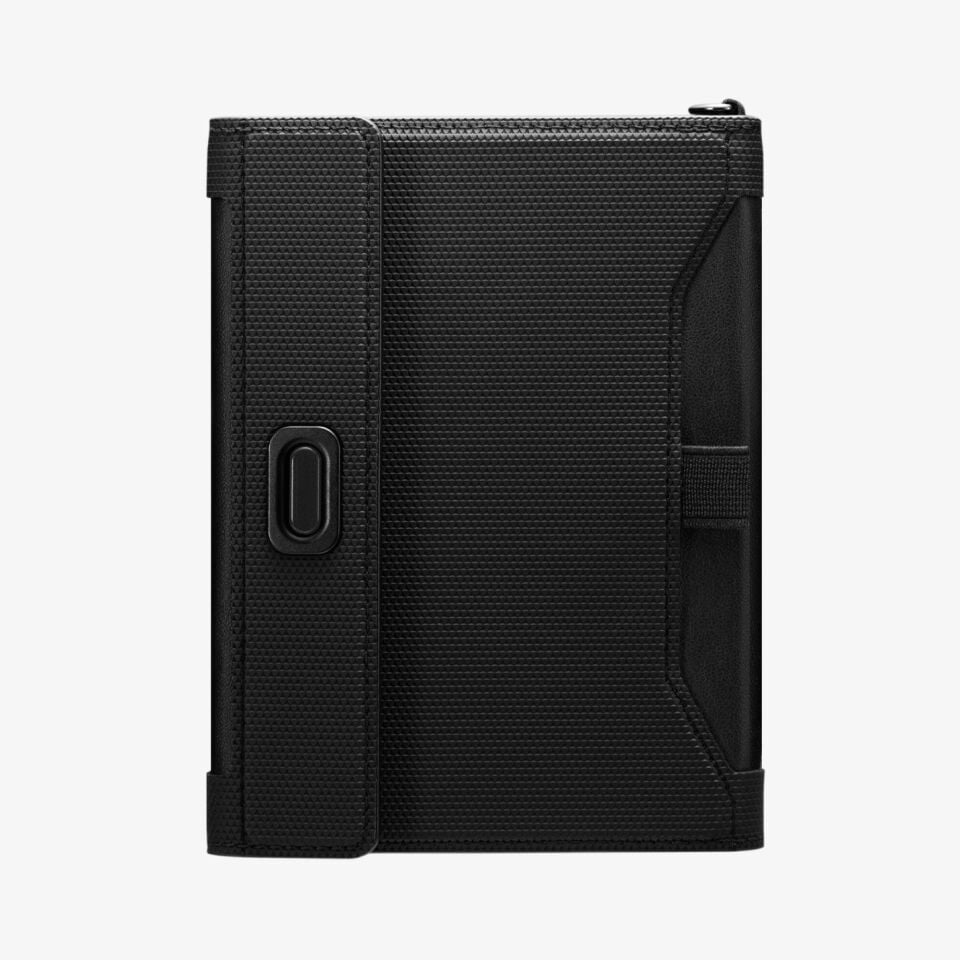 Spigen Passport Holder RFID Korumalı AirTag Destekli Seyahat Çantası Pasaport Cüzdan Black