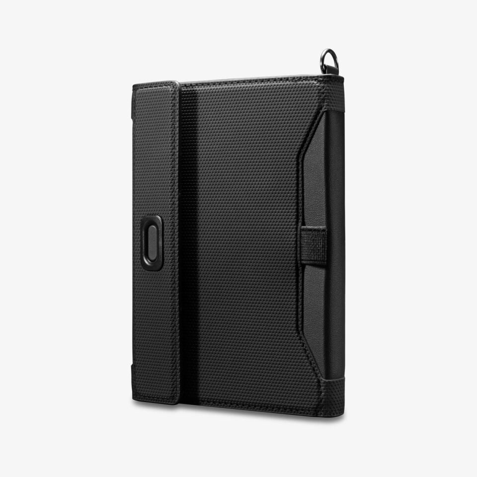 Spigen Passport Holder RFID Korumalı AirTag Destekli Seyahat Çantası Pasaport Cüzdan Black