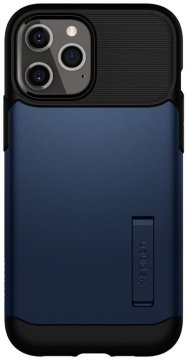 iPhone 12 Pro Max Kılıf, Spigen Slim Armor Navy Blue